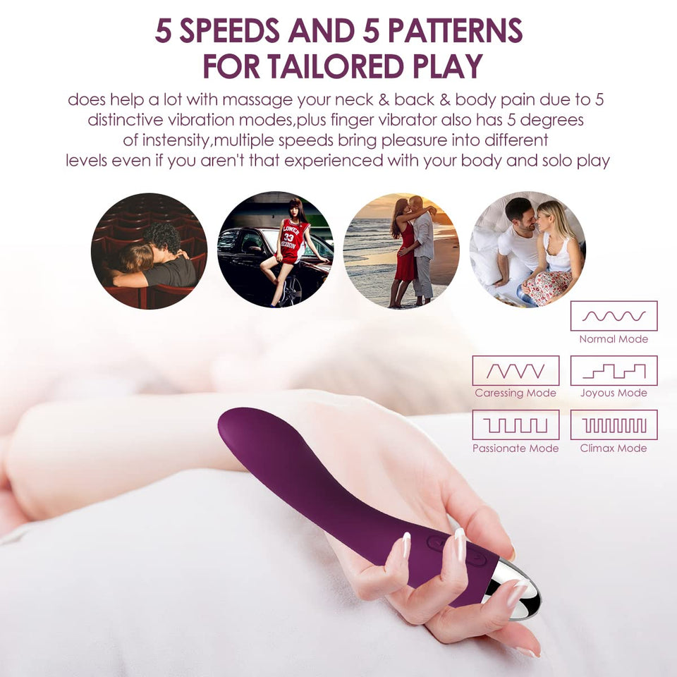 SVAKOM G Spot Vibe Dildo Vibrator with 25 Playful Vibration Pattern, Clitoral Stimulator for Women Couple Adult Sex Toys & Forep