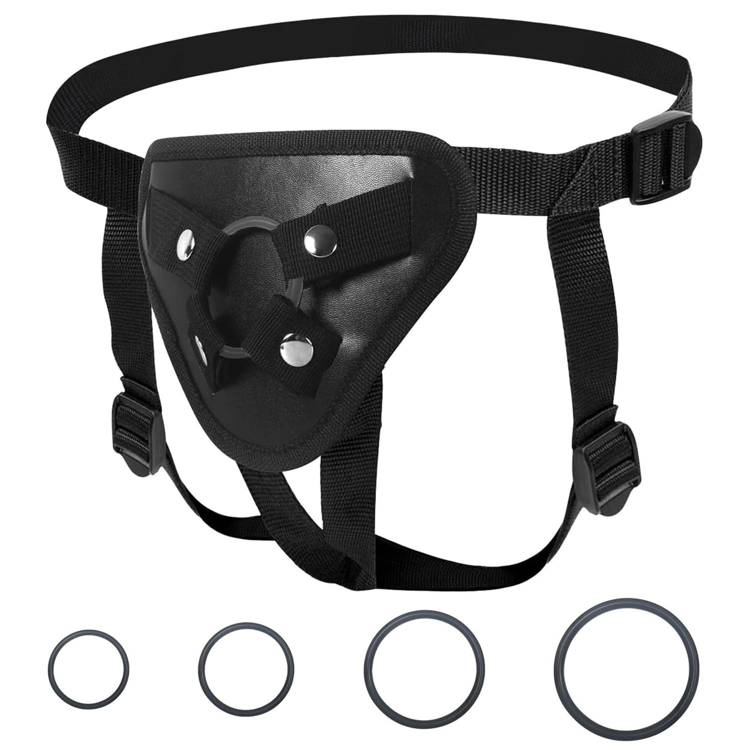 Adjustable Strap On Harness for Women and Men - Versatile Dildo Plus Size Strapon Harness for Couples, Lesbian, Gay, and Pegging
