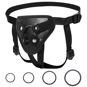 Adjustable Strap On Harness for Women and Men - Versatile Dildo Plus Size Strapon Harness for Couples, Lesbian, Gay, and Pegging