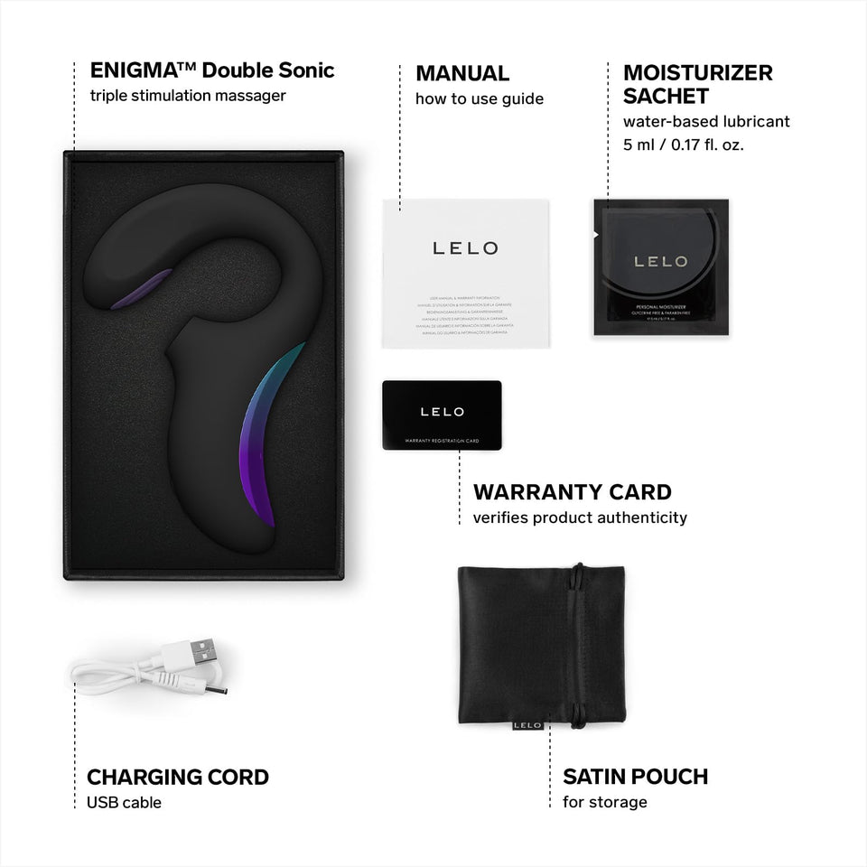 Lelo Enigma Double Sonic-Black