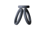 Perfectfit Brand Xactfit Play Zone Cock Ring Kit  Stackable  Silicone  Multiple Sizes  Firm Fit  Durable  Set Of 9 Rings With S