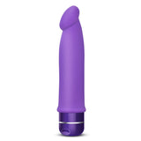 Blush Purity - 7.5 Inch Platinum Cured Puria Silicone G Spot Vibrator Dildo - Enveloped in Satin Smooth Ultrasilk - Powerful, No