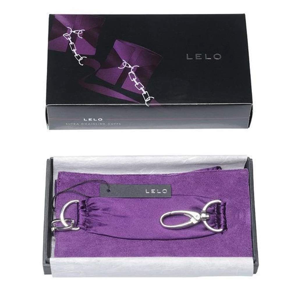 Lelo Sutra Chain Link Cuffs, Purple