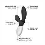 Lelo Loki Wave Anal Massager For Men, Obsidian Black, Vibrating Anal Toy With Wave Movement (Prostate Vibe)
