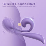 Tracy 's Dog Clitoral Kissing G Spot Rabbit Vibrator, Adult Toys for Double Stimulation with 10 Vibrations, Flexible Sex Toy wit