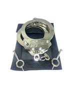 Kinklab Double-Lock Police-Style Handcuffs, Silver