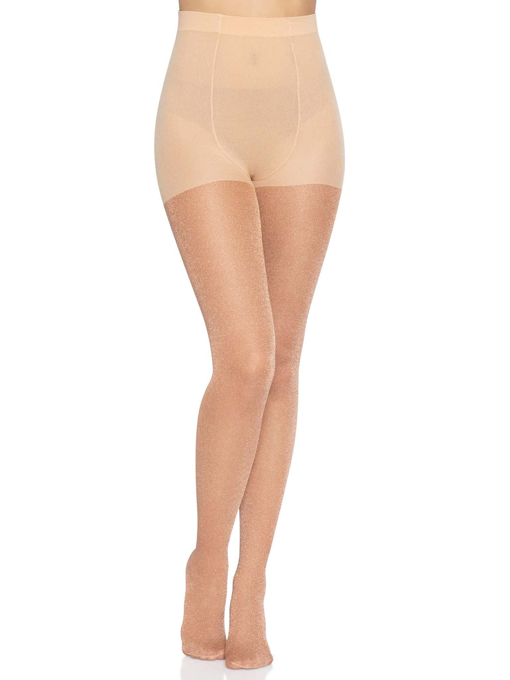 Leg Avenue Lurex shimmer tights Rose Gold Color