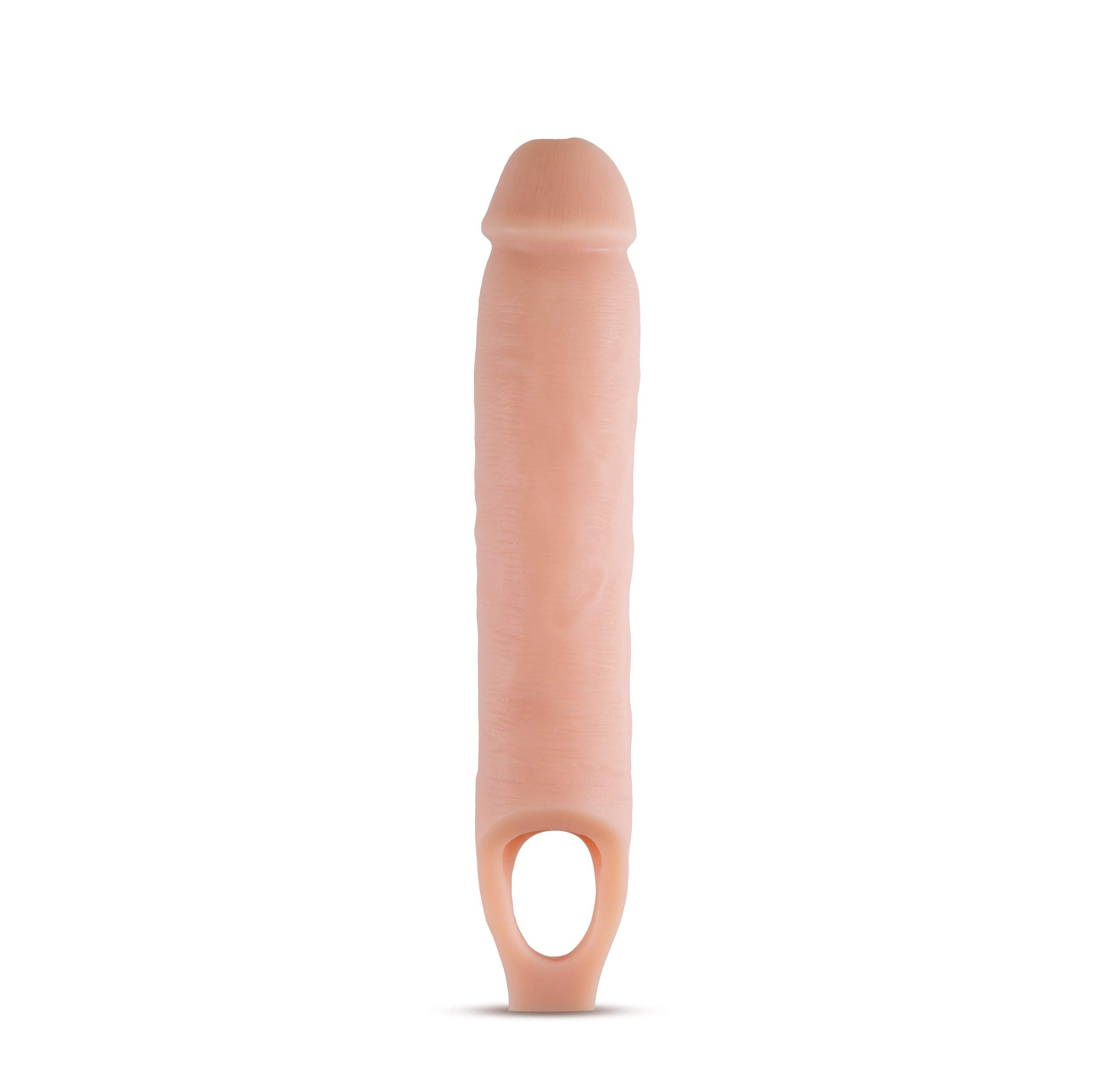 Blush Novelties, Performance - Ultra Soft X5 Plus Penis Sheath Extender - Extend Your Penis 2'' - Thicken Up to 2.5''- Ribbed Co