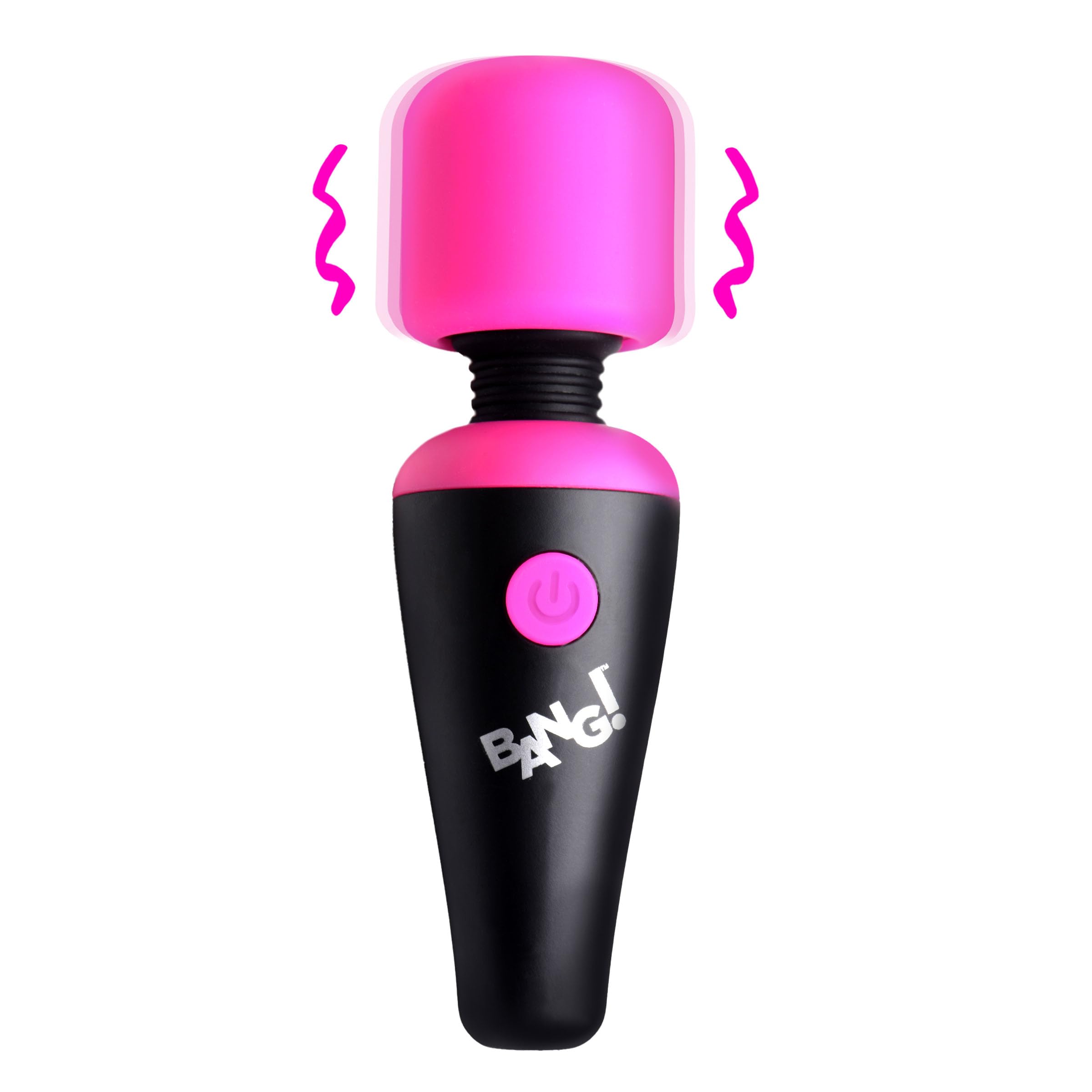 10X Ultra Powerful Silicone Mini Wand - Pink