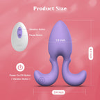 Tracy'S Dog Vibrating Butt Plug With Remote Control, Anal Vibrator For Women Men And Couples, Adult Sex Toys For G Spot Anal Sti