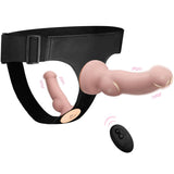 Strap on Dildo Harness Sex Toys for Couples Women, Strapless Double Dildo Thick Consoladores Realistic G Spot Anal Vibrator with