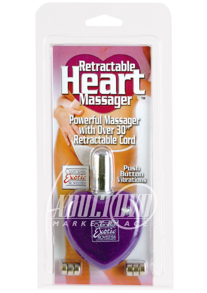 California Exotics Novelties Retractable Heart Massagers