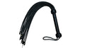Generic Flogger Cat O Nine Braided 9 Tails Heavy Steel Studs Real Genuine Cow Hide Leather Floggers Valentine Day (Black)