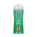 Lubricant, Durex Massage Gel & Personal Lubricant, Durex Massage & Play 2 in 1 Lubricant, 6.76 oz., Soothing Touch with Aloe Ver