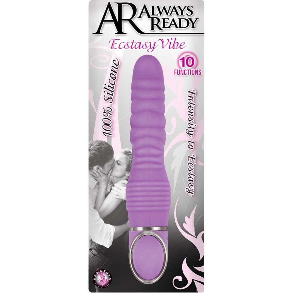 Nasstoys Always Ready Ecstasy Vibe, Purple, 5.5 Ounce