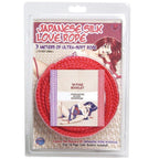 Topco Sales Japanese Silk Love Rope 10 Ft - Red