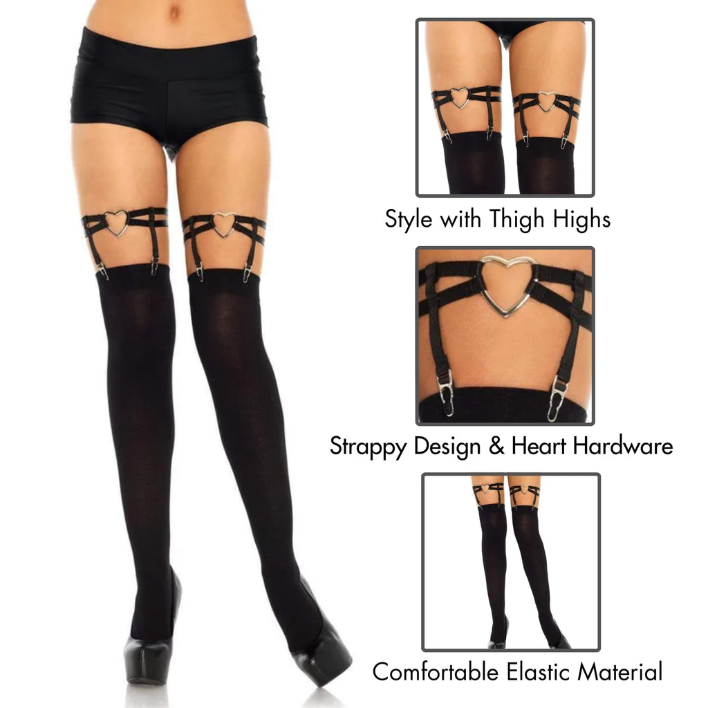 Dual Strap Elastic Garter Susp