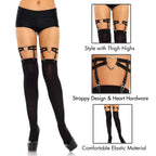 Dual Strap Elastic Garter Susp