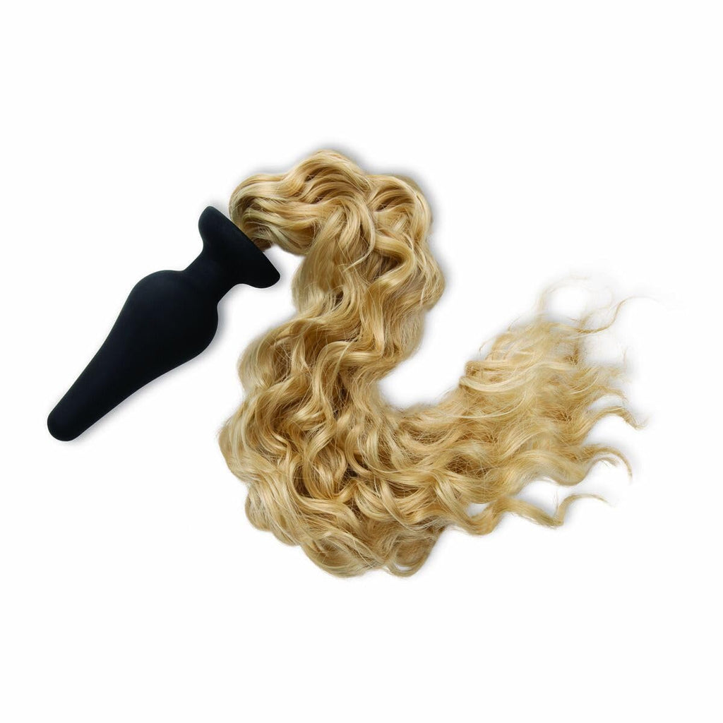 Whipsmart Furry Tales Silicone Plug With Blondie Pony Tail 4''