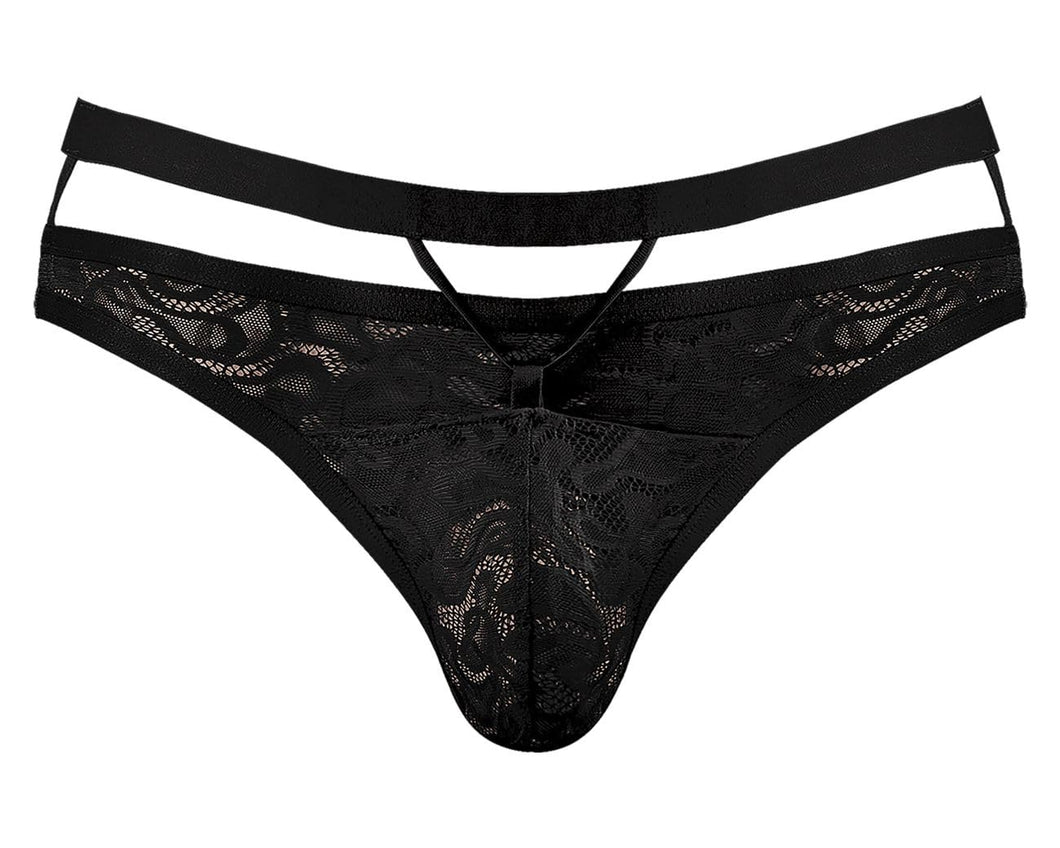Lucifer Cutout Thong Black L/Xl