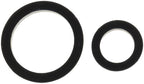Titanmen Cock Ring Silicone Double Pk-Bk