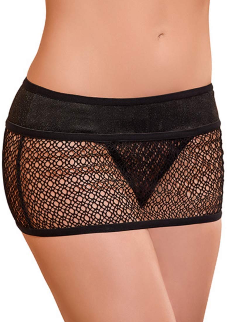 (D) Mini Skirt W/ Attached Th Medium
