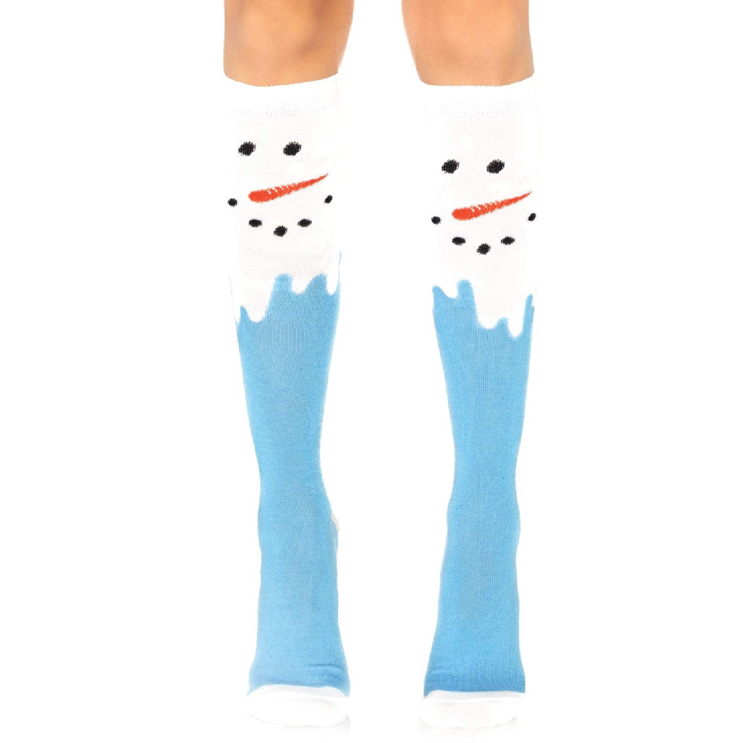 Leg Avenue Snow man knee high socks. Multicolor Color