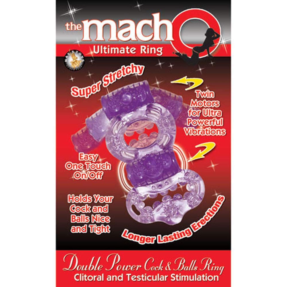 Double Power Cock & Balls Ring
