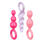 Satisfyer Booty Call Plugs | 3-Piece Silicone Plug Set | 13.5-14 Cm | Waterproof (Ipx7) | Skin-Friendly Silicone | Sex Toy For B