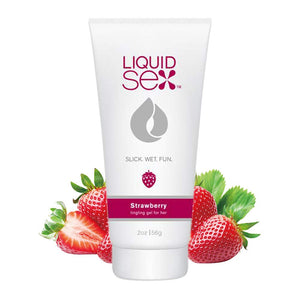 (D) Liquid Sex Tingling Gel Fo Her Strawberry 2 Oz