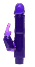 Trinity Vibes Classic Waterproof Rabbit Vibrator, Purple, (TC101)