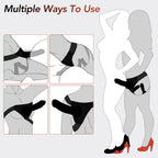 Strap-on Dildo Couple Sex Toys - UTIMI Strap on 3 Removable Realistic Silicone Dildos Wearable Dildo Adjustable Pants G-Spot Sti