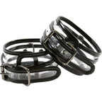 Ns Novelties Bare Bondage Vinyl Wrist Cuffs, Clear
