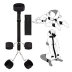 BDSM Adult Toys Bondage Kit - UTIMI Neck to Wrist Behind Back Collar Restraints with Handcuffs Ankle Cuffs Blindfold Restraint B