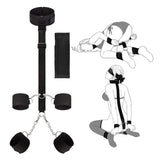 BDSM Adult Toys Bondage Kit - UTIMI Neck to Wrist Behind Back Collar Restraints with Handcuffs Ankle Cuffs Blindfold Restraint B