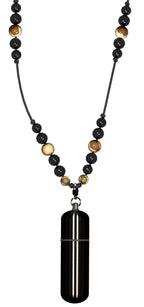 Power Bullet Mivibe 22'' Pearl Necklace With Detachable 3-Speed Power Bullet, Pink Necklace/Pink Bullet