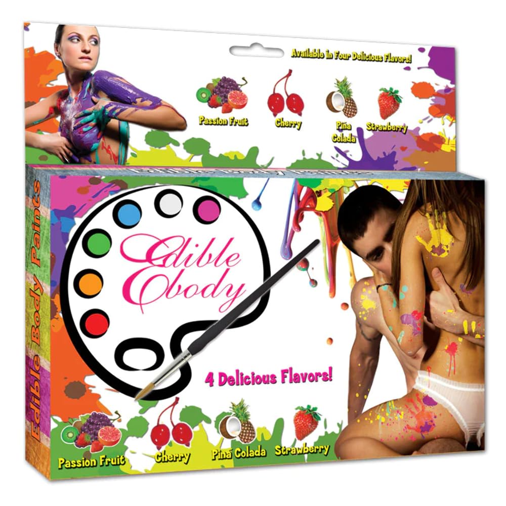 Hott Products Edible Body Play Paints Kit