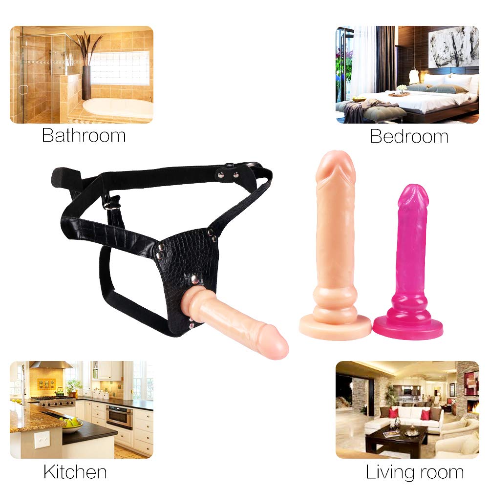 TLC Topco's Eve's Harness Strap On Kit, for Women, Lesbian Couple, BDSM, Gay, Comfortable Three-Dimensional Cutting, 1.26 Pound