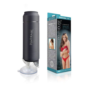 (D) Penthouse Pet Cyberskin Ha Free Adjustable Dual Stroker Christina Cinn