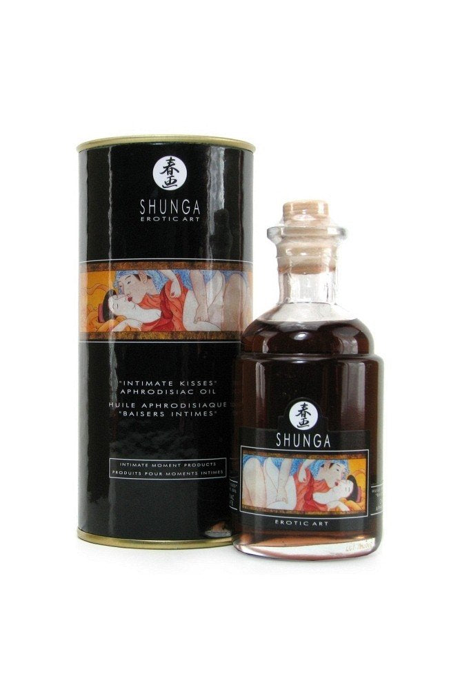 Shunga Aphrodisiac Oil, Chocolate, 3.5-Ounce Bottle