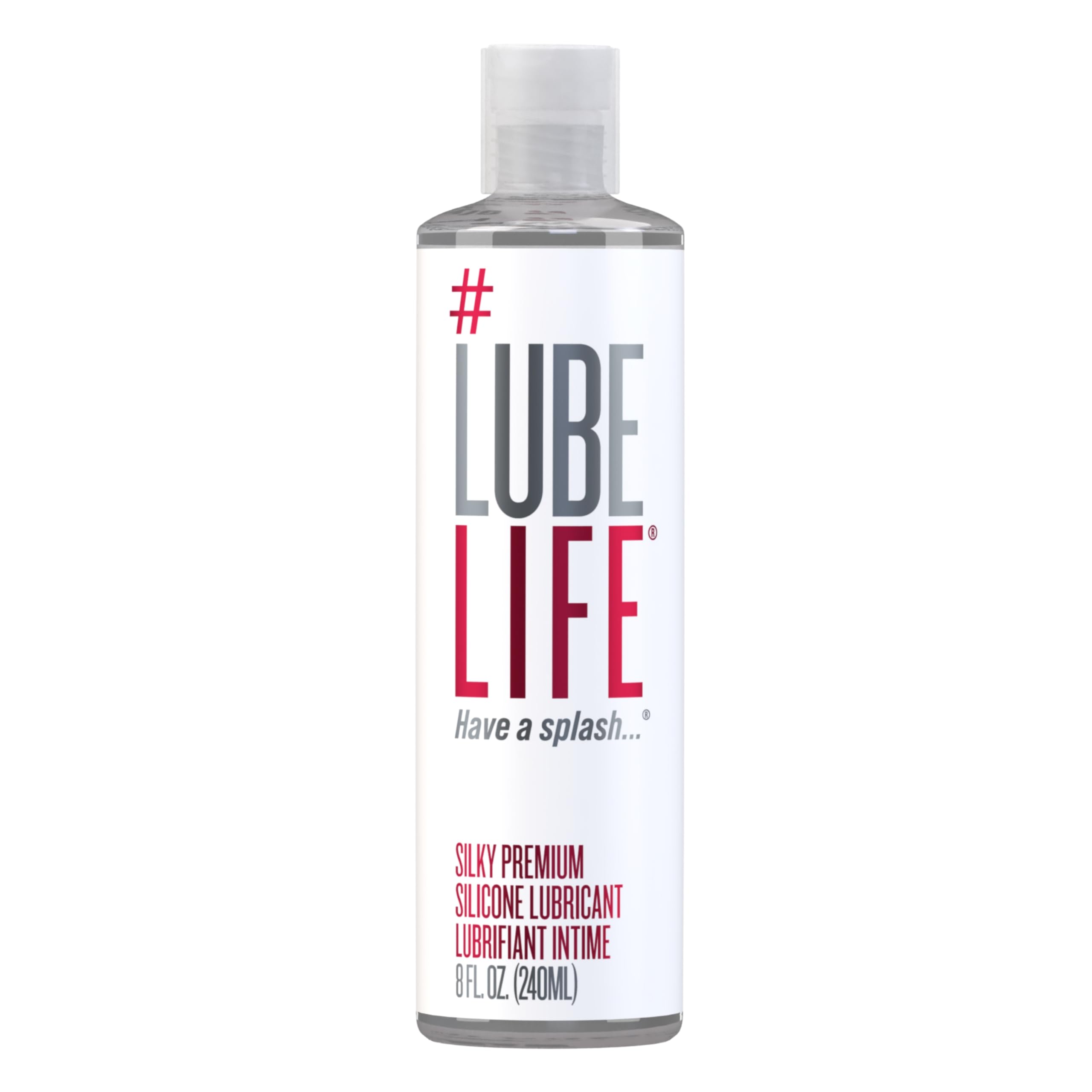 LubeLife Silky Premium Silicone Lubricant, Extra Cushiony, Silky Smooth, Luxe Formula for Women, Men, and Couples, Unscented, No