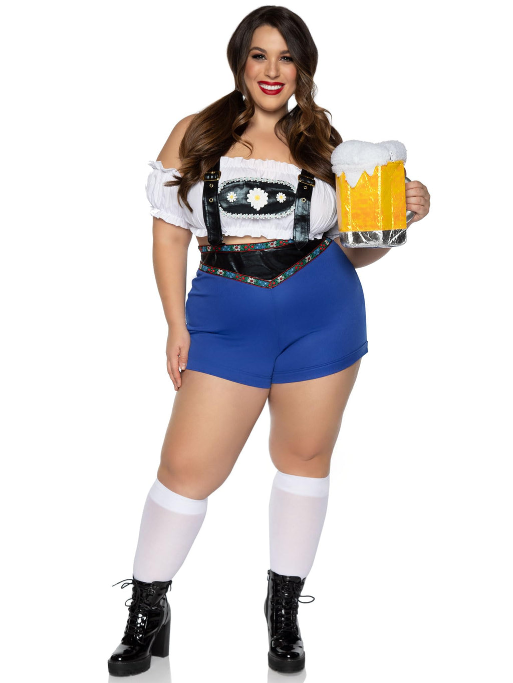 2 Pc Lederhosen Honey, Include - 1X-2X / Multicolor