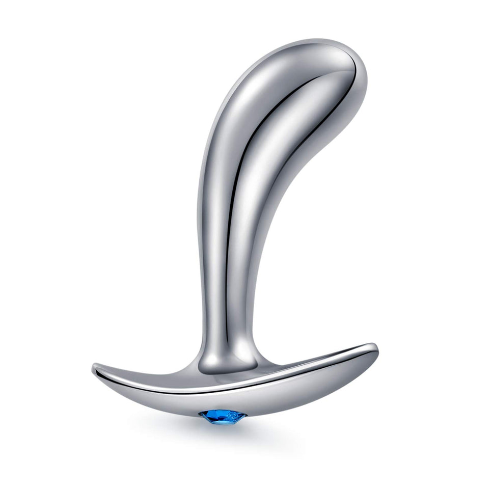 Butt Plug Trainer Kit with Flared Base Metal Anal Plugs Prostate Massage Temperature Stimulation Adult Sex Toys for Men Women