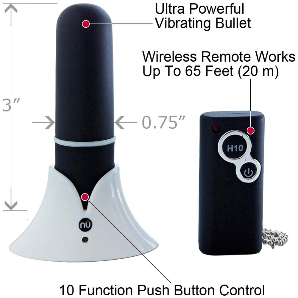 New Sensuelle Touch Body-Safe Black Rechargeable Vibrator