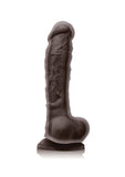 Colours - Dual Density - 8'' Dildo - Dark Brown