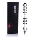 Hismith 8.02Bead Dildo, Smooth Aluminium Anal Wand with KlicLok System for Sex Machines