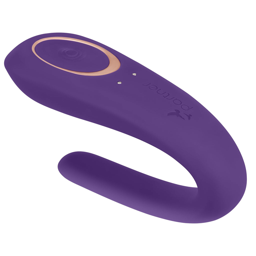Satisfyer Double Classic | Partner Vibrator | Powerful Motor | Waterproof (Ipx7) | Rechargeable Battery | Skin-Friendly Silicone