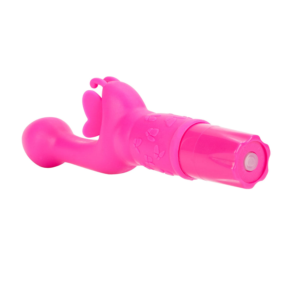 CalExotics Novelties Silicone Butterfly Kiss, Pink, 0.28 Pound