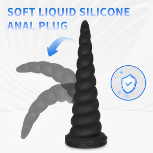 Anal Stretcher Trainer Big Anal Plug Anal Beads Adult Sex Toys for Women and Men, Large Butt Plug Training Cone Liquid Silicone