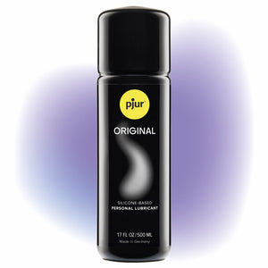 pjur  Original  Silicone Based Lubricant, Premium Lube for Men, Women & Couples, Odorless, 500ml /  17  fl.oz